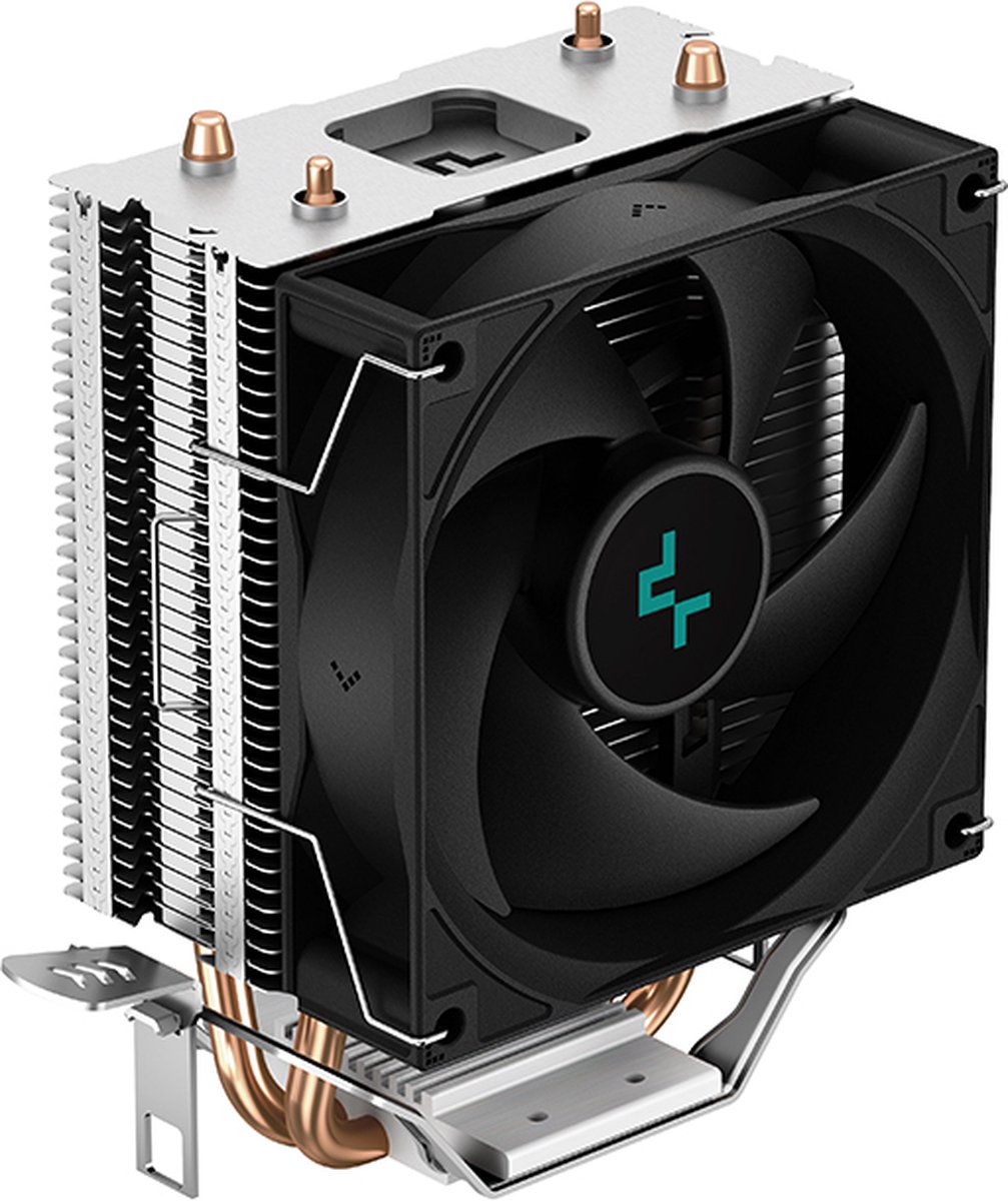 DeepCool AG200 2x Heat Pipe Single Tower CPU Air Cooler, 1x 92mm Hydro Bearing PWM High Performance Fan, Intel: LGA1700/1200/1151/1150/1155 AMD: AM5/AM4, Easy Install, 100W TDP