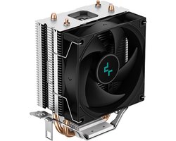DeepCool AG200 2x Heat Pipe Single Tower CPU Air Cooler, 1x 92mm Hydro Bearing PWM High Performance Fan, Intel: LGA1700/1200/1151/1150/1155 AMD: AM5/AM4, Easy Install, 100W TDP