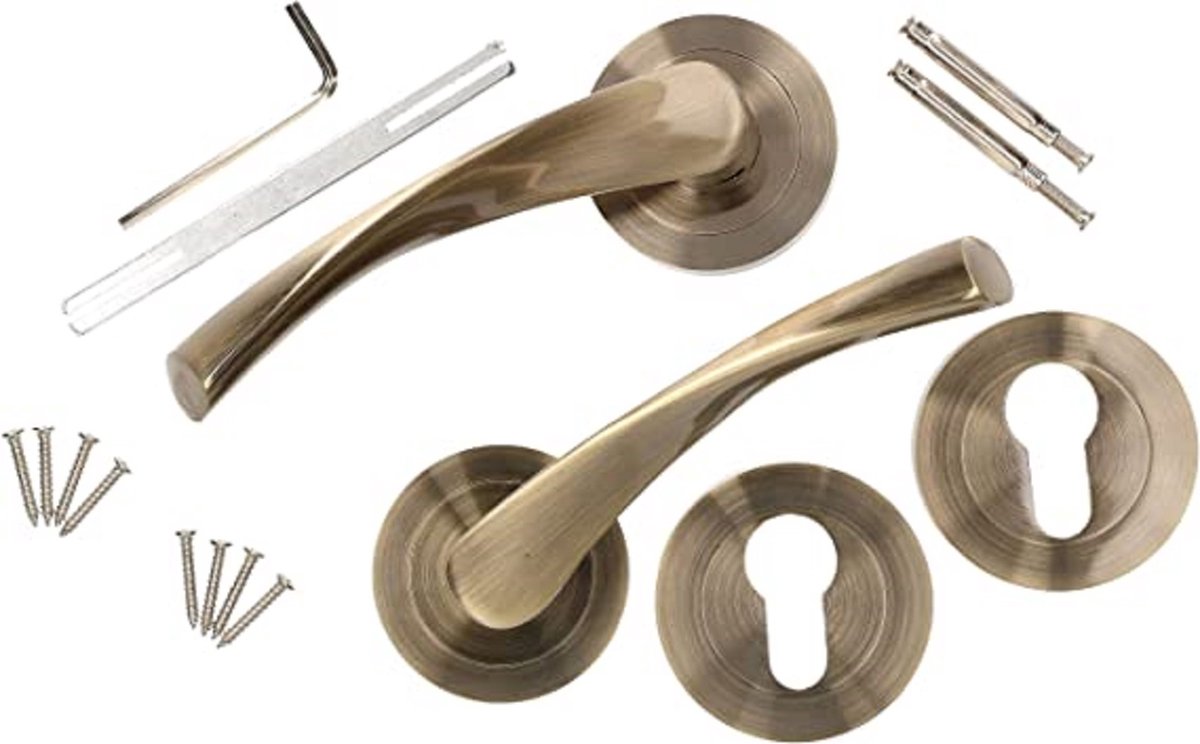 deurbeslag - house accessories Door handle stainless steel / voor toilets/badkamerdeuren | deurklink | deurkruk