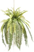 Greenmoods Kunstplanten - Kunstplanten - Kunst hangplant Varen op bal - Zijde - 97 cm