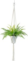 Greenmoods Kunstplanten - Kunstplanten - Kunst hangplant Varen met hangsysteem - Zijde - 100 cm