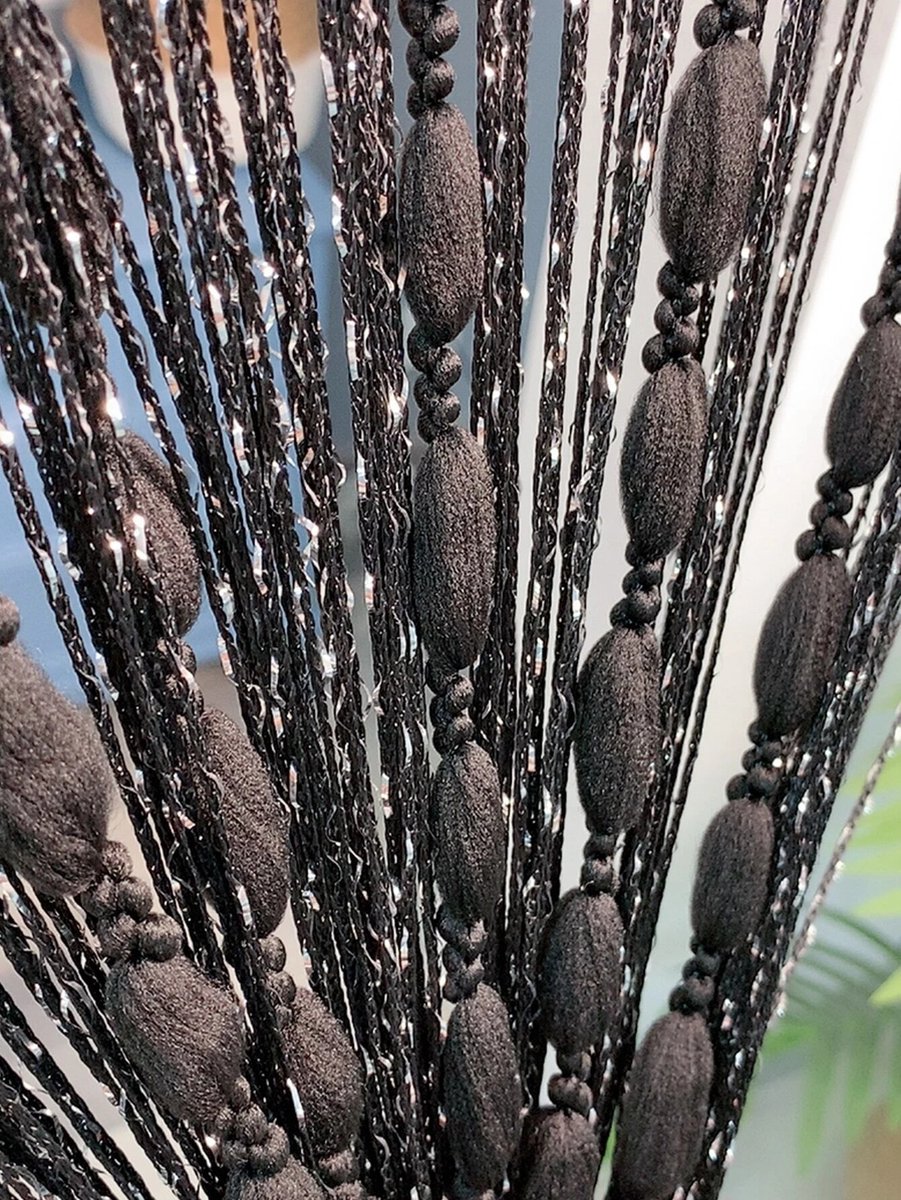 Zwart vliegengordijn - Sfeer - gordijn - stijlvol - modern - zwart - 100*200 cm