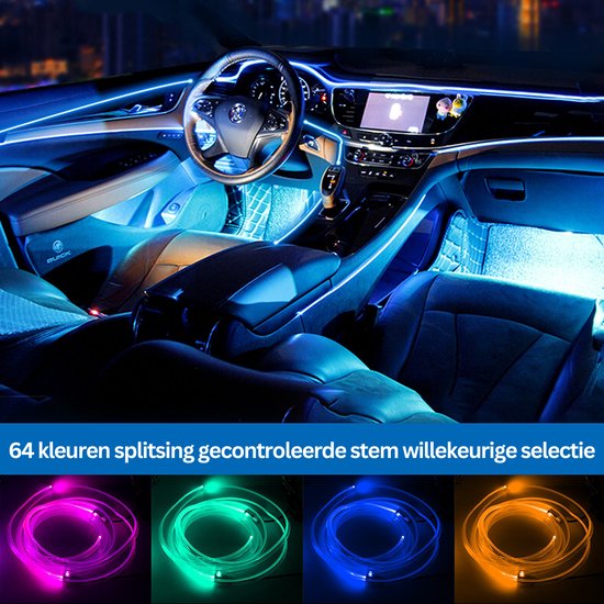 Siècle des Lumières intérieur de voiture Forever Speed LED - 6M - Avec  application 