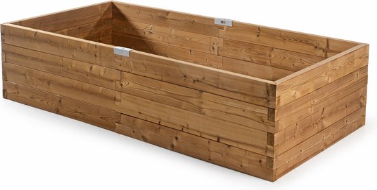 Foto: Witbosch moestuinbak 210 x 107 x 50 cm modulair design thermowood