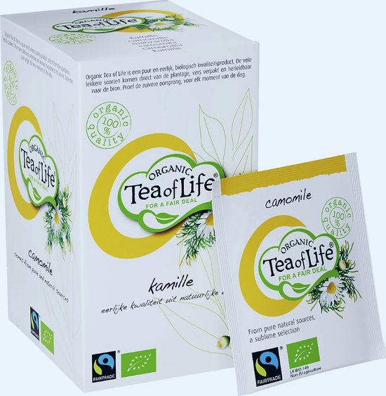 Tea of Life Organic & Fairtrade - Kamille - 25 x 1 gr