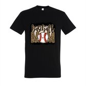 T-shirt Baseball mom - Zwart T-shirt - Maat XXL - T-shirt met print - T-shirt dames