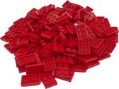 200 Bouwstenen 2x3 plate | Rood | Compatibel met Lego Classic | Keuze uit vele kleuren | SmallBricks