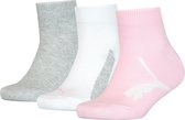 PUMA Kinder BWT Sokken Kwartlengte - 3-pack - 23/26