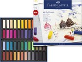 Faber-Castell pastelkrijt - halve lengte - 48 stuks - FC-128248