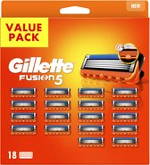Bol.com Gillette Fusion5 - Navulmesjes - Voor Mannen - 18 Navulmesjes aanbieding