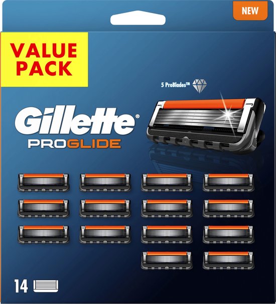 Gillette ProGlide - Navulmesjes - Voor Mannen - 14 Navulmesjes