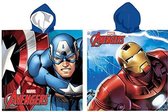 Avengers badponcho - 110 x 55 cm. - Marvel Avenger poncho handdoek