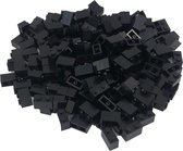 200 Bouwstenen 1x2 | Zwart | Compatibel met Lego Classic | Keuze uit vele kleuren | SmallBricks