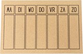 Prikbord kurk 40 x 60 cm | Fotofabriek Kurkplaat | Kurkwand | Weekplanner Kurk | Ophangbaar | Zelfklevend | Bruin