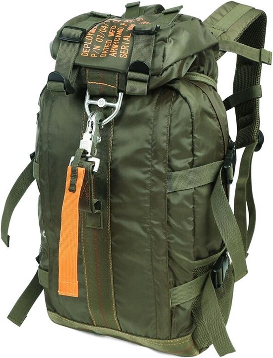 15 liter - Backpack – Waterdicht - Ademend – Leger Groen- Reizen –... | bol.com