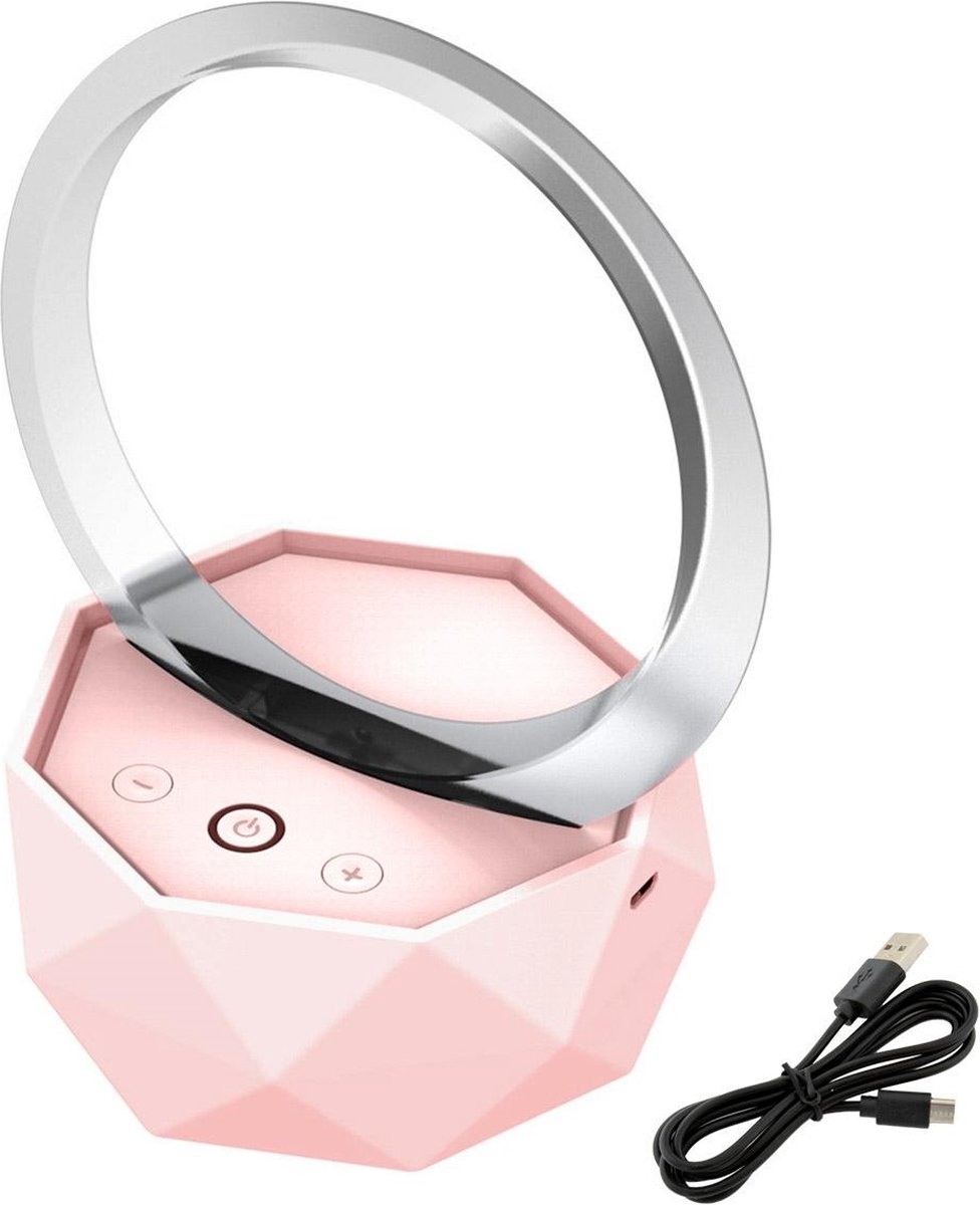 Draagbare Mini Bluetooth-luidspreker - bereik tot 10 meter - RGB LED - Roze