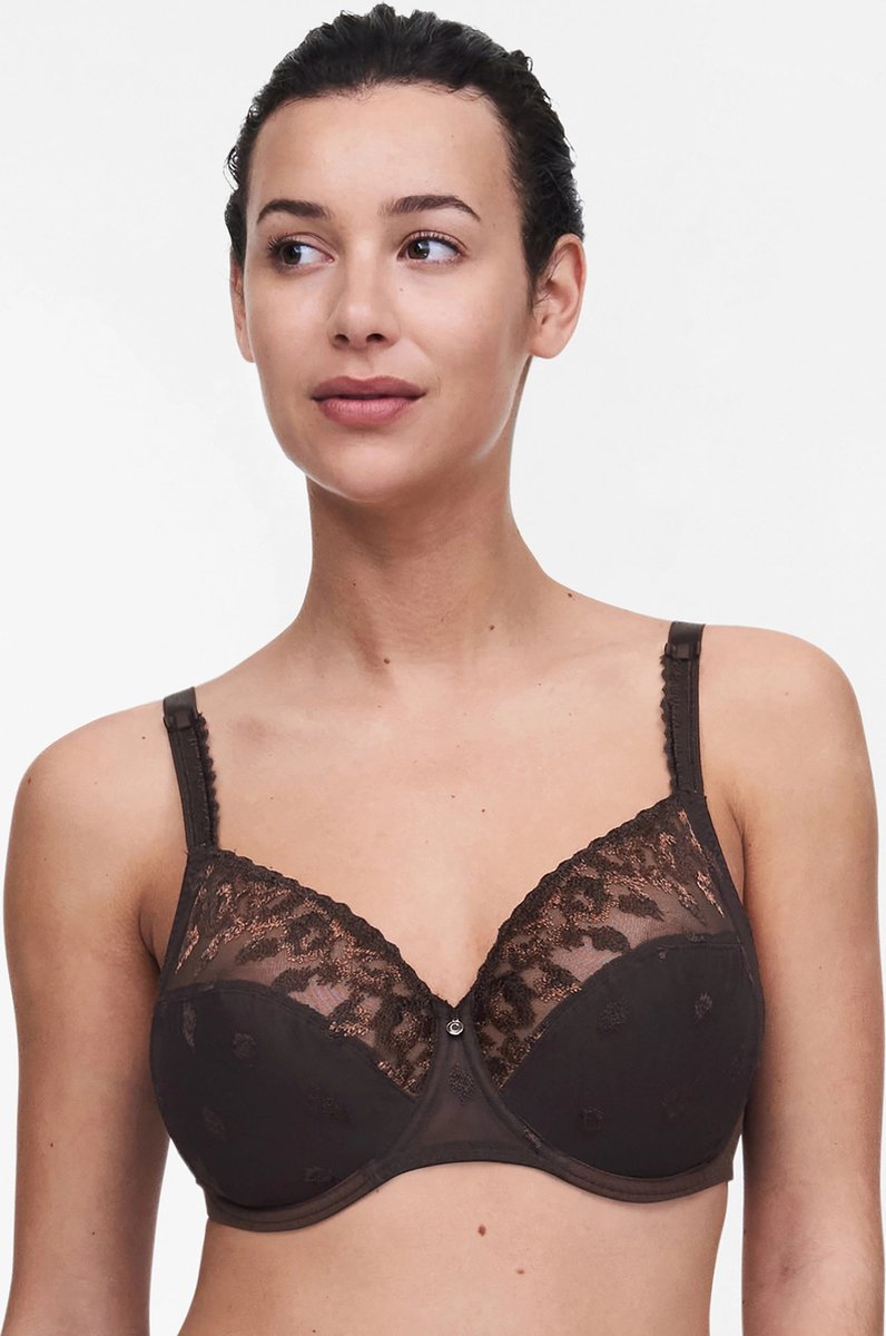 Chantelle BH Beugel – Bold Curve – C13M10 – Brun Multicolor - D100/115