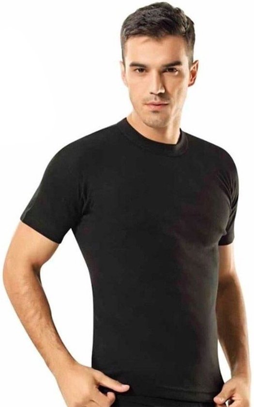 VEIISAR Heren zwaar gewicht ronde hals T-shirt heren premium katoenen T- shirt - voorgekrompen S-3XL, Roze, 3XL