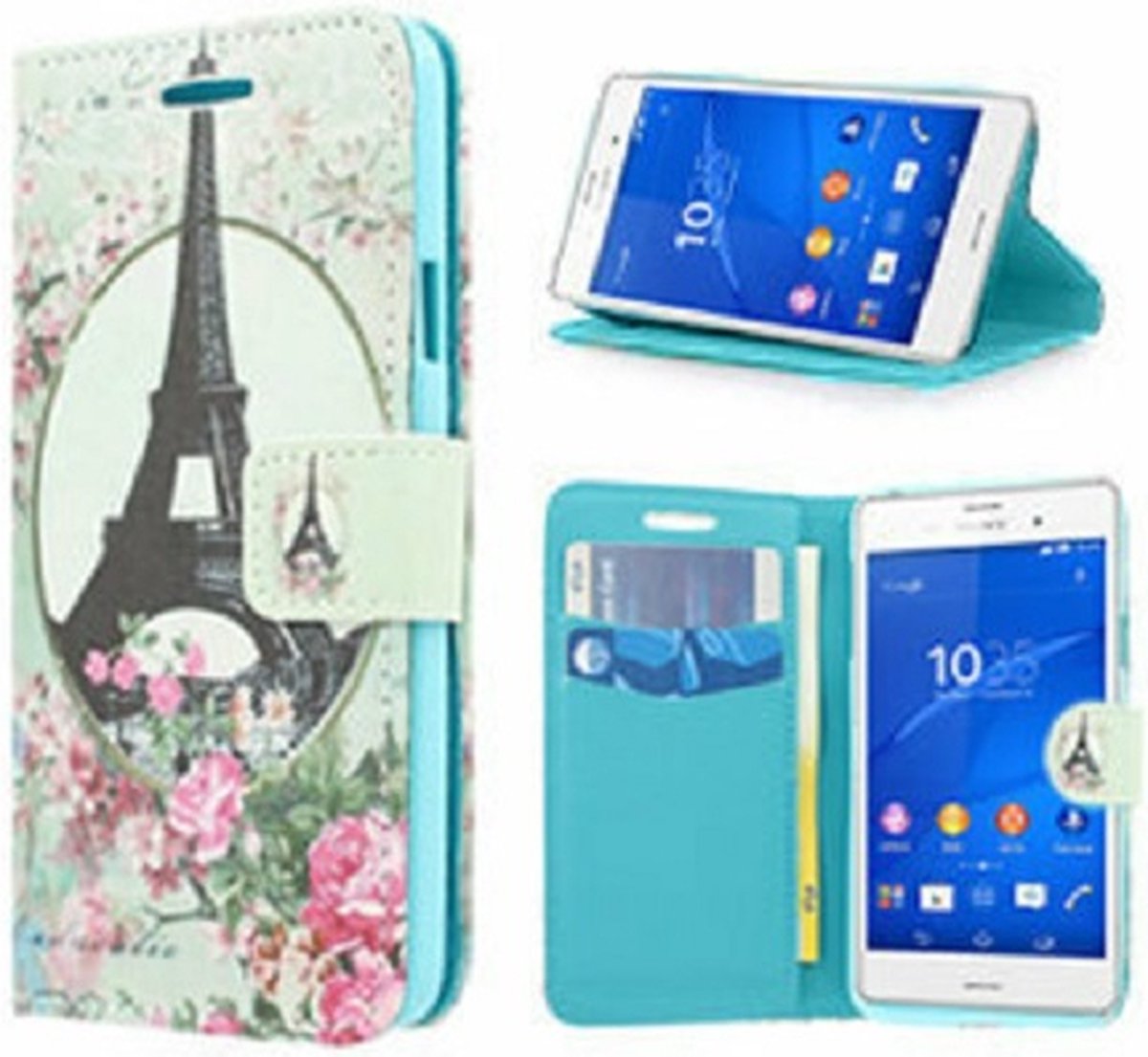 Sony Xperia C5 Ultra Hoesje Case Paris Rosess