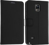 Cover Geschikt voor Samsung Galaxy Note 4 Flip Wallet Stand Video zwarte