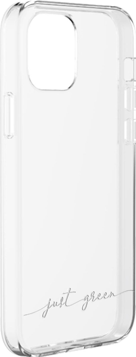 Apple iPhone 12 Pro Max biologisch afbreekbaar, Just Green transparant hoesje