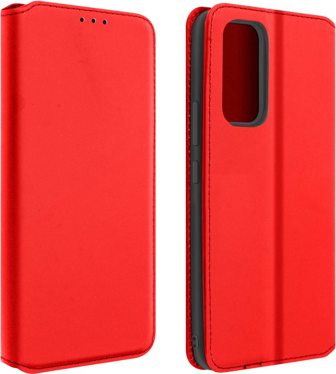 Hoes Geschikt voor Samsung Galaxy A53 5G klep portefeuille, video standaard rood