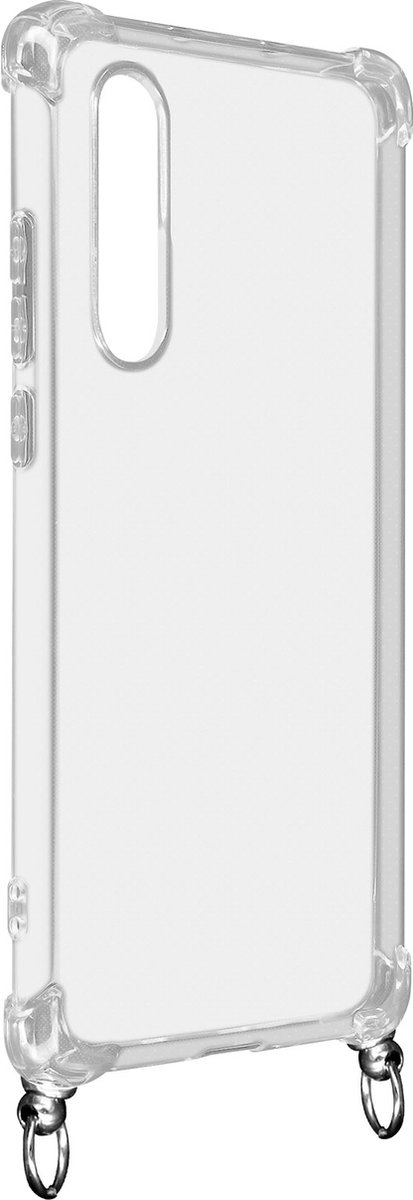 Geschikt voor Huawei P30 Hoesje met ringen Voor Koord/Juweel - Transparant