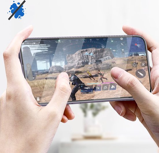 Verre Trempé iPhone 14 Pro Max 9H Biseauté Full Adhesion Noir