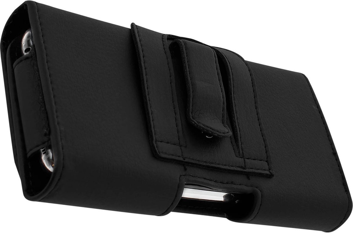 Avizar Riemtas Smartphone clip beschermer, Maat 3XL, Zwart