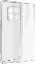 Geschikt voor OnePlus 10 Pro 5G-hoesje soepel siliconen gehard glas 9H transparant
