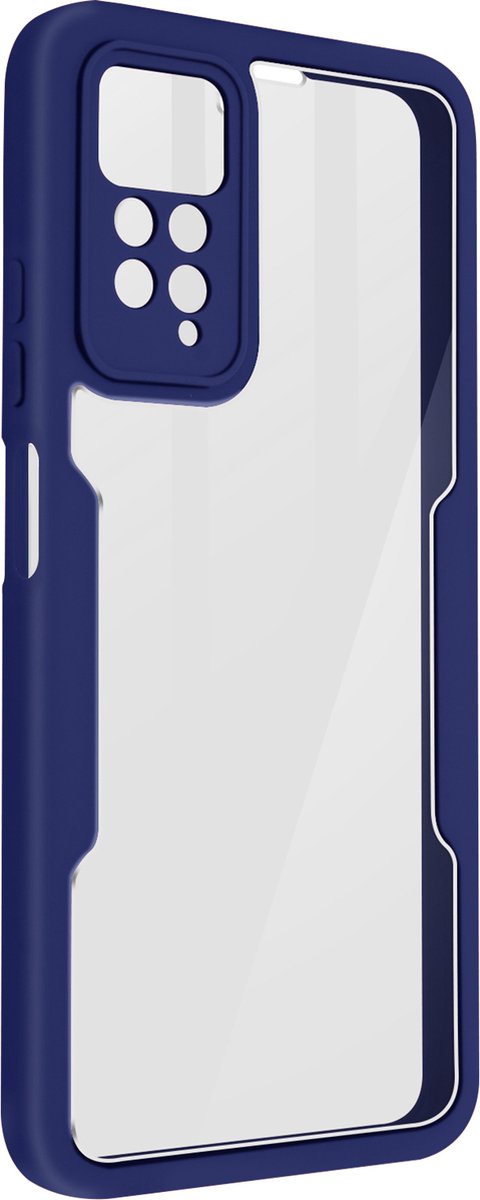 Integraal Hoesje Geschikt voor Xiaomi Redmi Note 11 Pro 5G - blauw