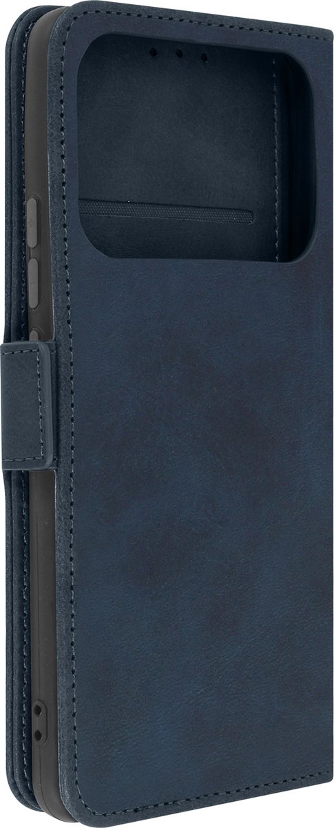 Geschikt voor Xiaomi Mi 11 Ultra Wallet Videohouder Magnetisch Tab nachtblauw