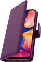 Cover Geschikt voor Samsung Galaxy A20e Flip Wallet Stand Video paarze