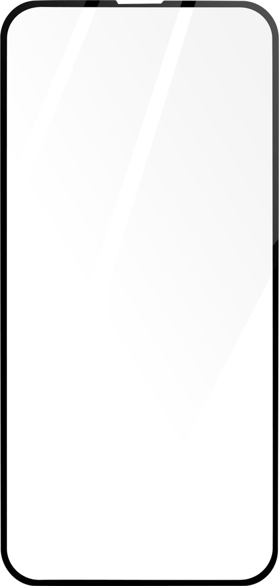 Geschikt voor Apple iPhone 14 Pro Max gehard glas 9H volledige hechting afgeschuinde rand Zwart