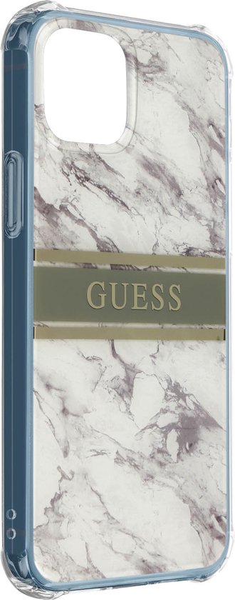 Guess Telefoonhoesje Apple iPhone 13 Mini, Back Cover, Grijs, PC & TPU, Bescherm uw Telefoon.