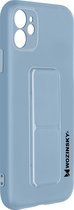 Wozinsky vouwbare magnetische steun Geschikt voor Apple iPhone12/12 Pro silicone hoes blauw