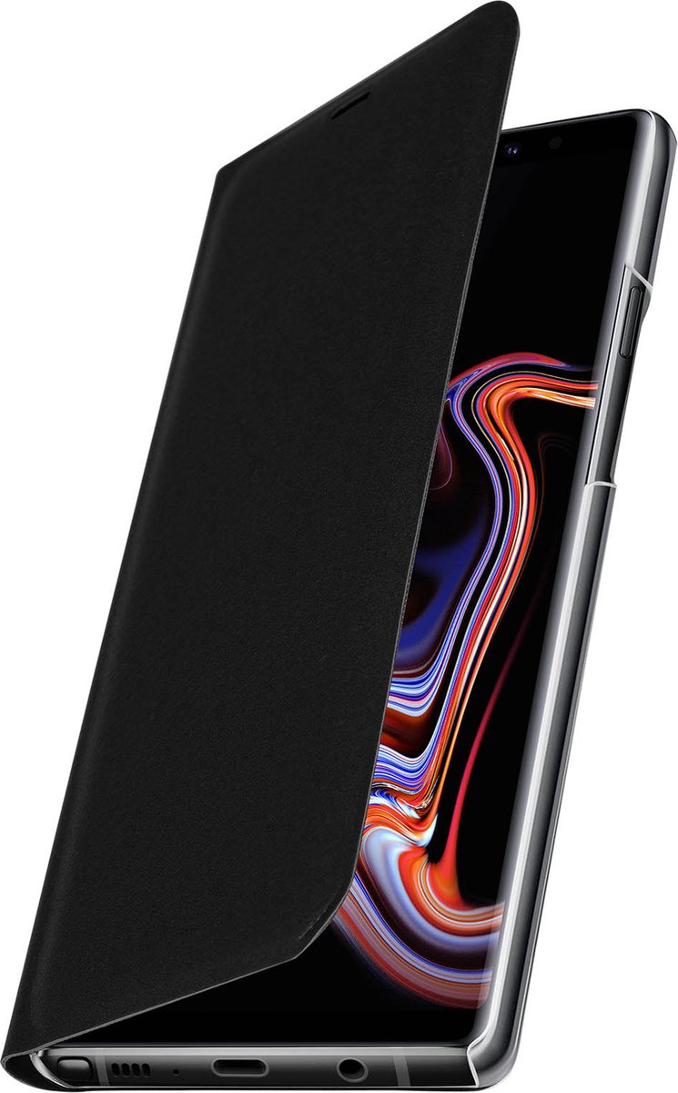 Avizar Foliohoes Geschikt voor Samsung Galaxy Note 9 Folio Portemonnee - zwart, Zwart