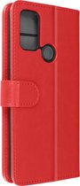Geschikt voor Essentielb Geschikt voor Alcatel 1S 2021, HeYou 70/ TCL 20Y Wallet Case Kaarthouder rood