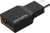 Adaptateur vidéo 4Smarts Picco USB-C Male vers HDMI femelle, résolution 4K, Zwart