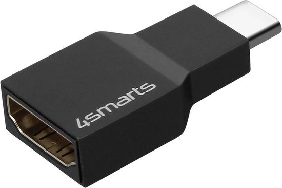 4Smarts Picco USB-C Male naar HDMI Female Video Adapter 4K Resolutie Zwart
