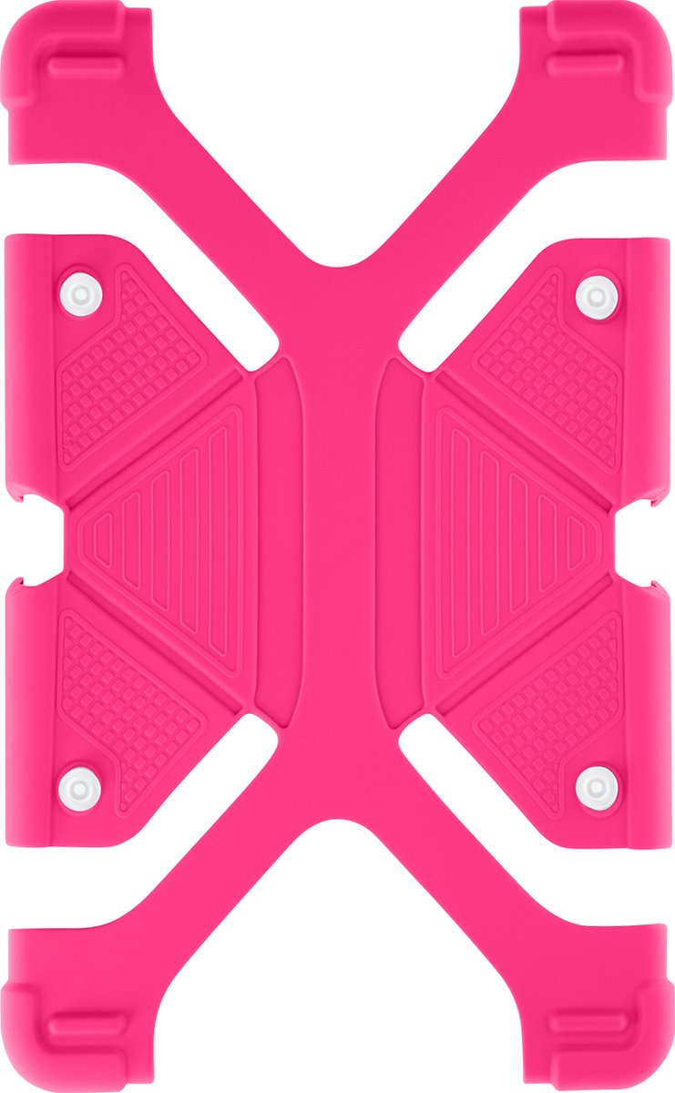 Smartphone Case 7,9'' tot 9'' Universal Bumper Silicone Gel Roze