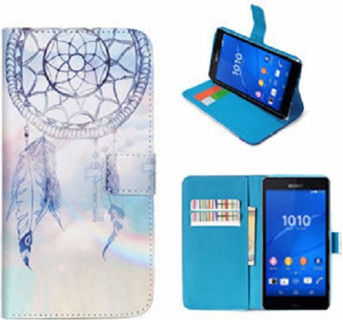 Sony Xperia M5 Hoesje Met Pasjeshouder Bookcase Dreamcatcher