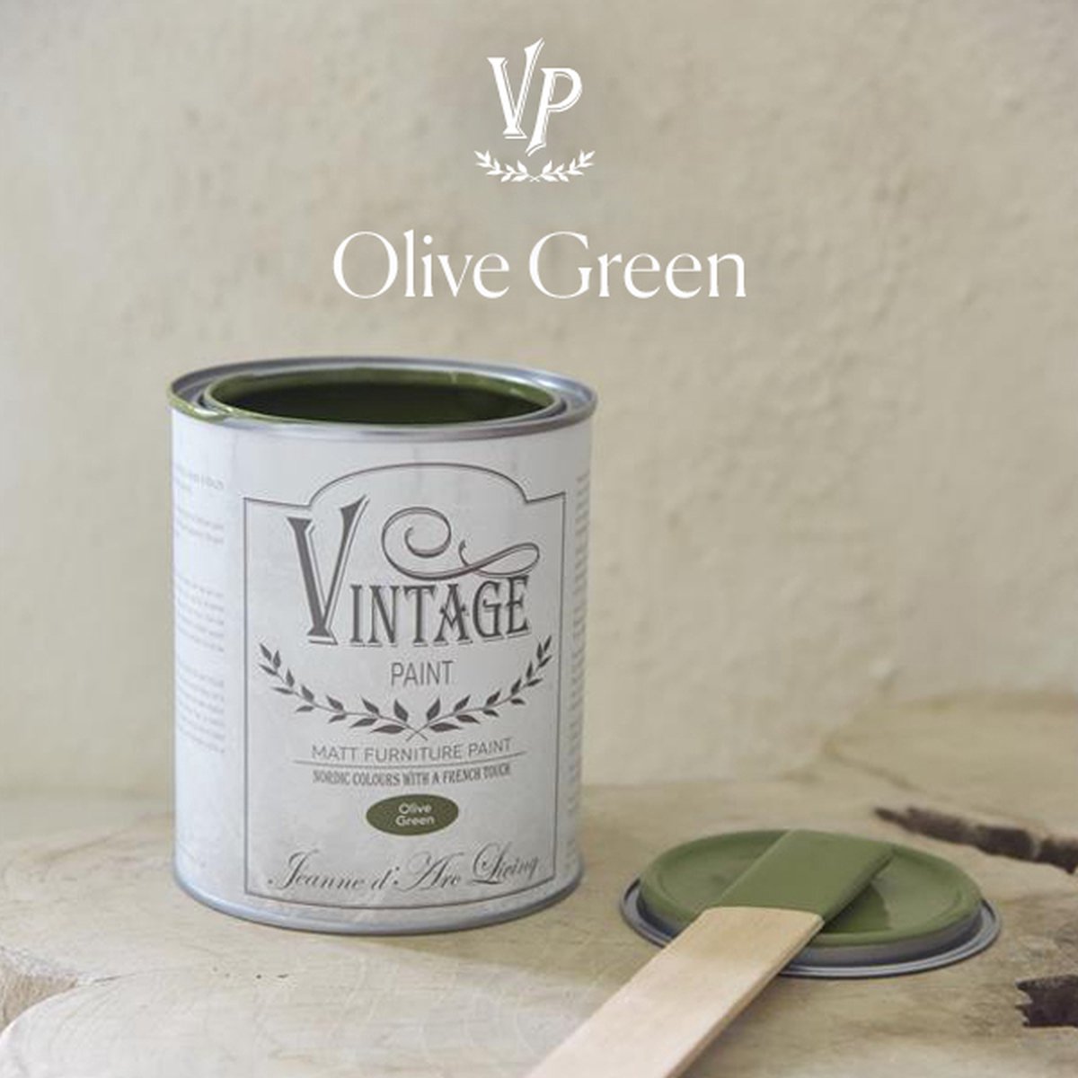 Krijtverf - Vintage Paint - Jeanne d'Arc Living - 'Olive Green' - 700 ml