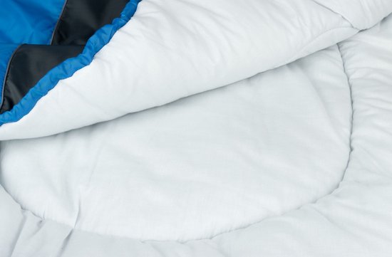Abbey Camp Slaapzak - Mummie Model - Blauw - 220 x 80 cm - Tochtrand van Abbey Camp — afbeelding 3