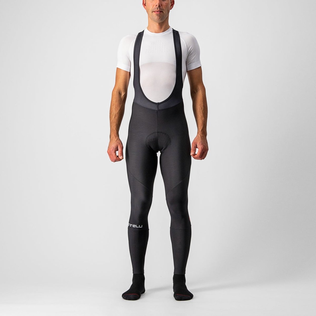 Castelli ENTRATA lange fietsbroek Black - Mannen - maat XS
