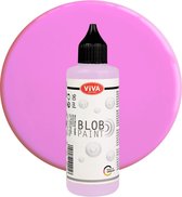 Viva Decor Blob Paint - 90ml - Schilderen- Verf - 3d effect - Nieuw, Kleurrijk - Ontspannend - Creative Hobby - DIY - Knutselen - Vrije tijd - Handwerken - Roze