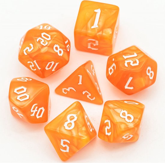 Thumbnail van een extra afbeelding van het spel Macaron Colors Dice Oranje