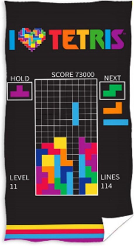 Strandlaken Tetris - 70 x 140 cm