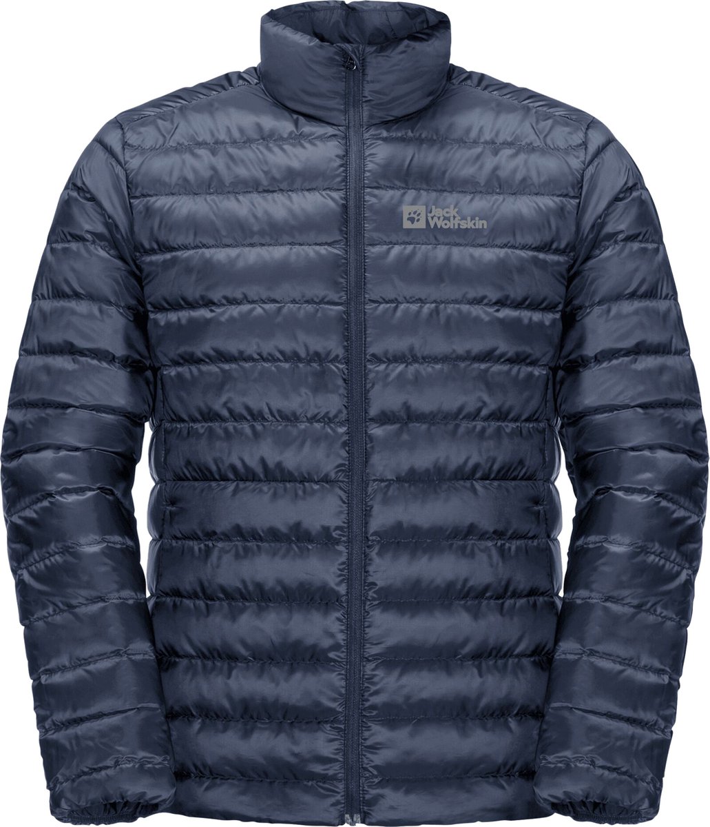 Jack Wolfskin Heren Jas zomer Pack&Go Down Jacket Blauw