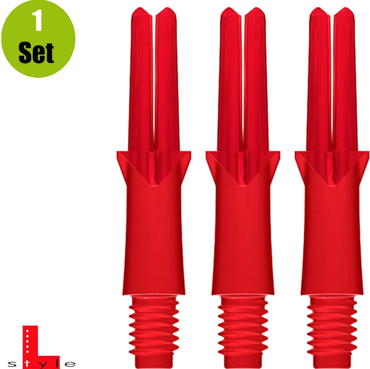 L-Style L-Shaft Locked Straight Red - Dart Shafts Extra Short 130
